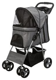 Trixie - Poussette à 4 roues Gris pour Chien - 80cm