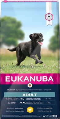 Eukanuba -  Croquettes Chien Adulte Pour Grande Race Poulet 15kg