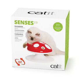 Catit - Jouet Senses 2.0 Champignon pour Chat - 24cm