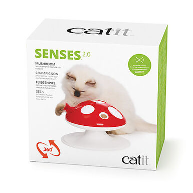 Catit - Jouet Senses 2.0 Champignon pour Chat - 24cm