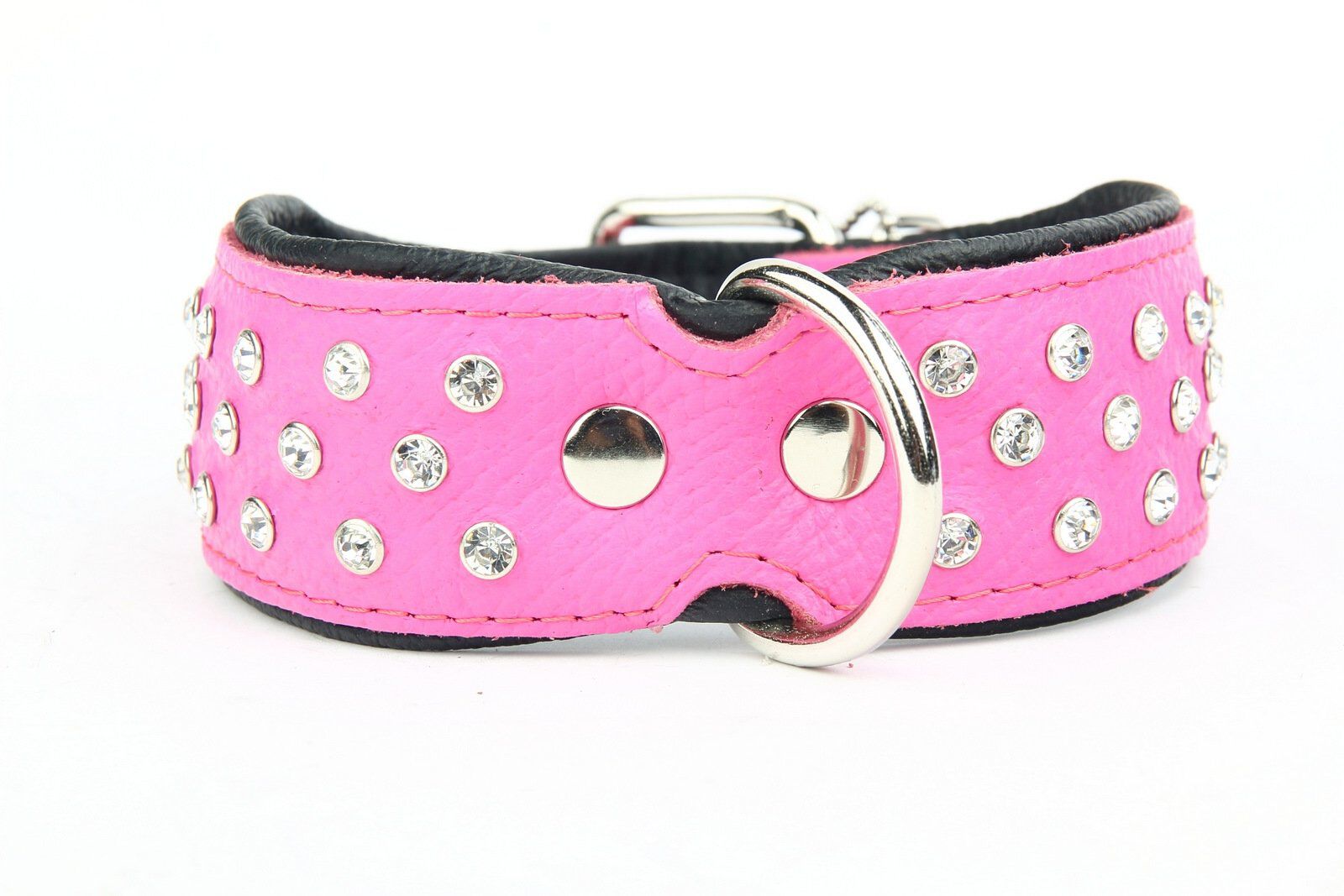 Yogipet - Collier Crystal D&eacute;co pour Chien Rose - T65 51/60cm Image num&eacute;ro 2