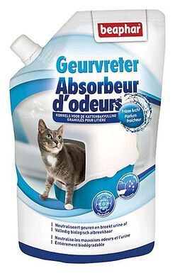 Beaphar - Absorbeur d'Odeurs pour la Fraicheur de la Litière des Chats - 400g