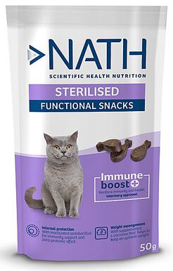 Nath - Friandises Adult Hairball Immune boost+ pour Chats - 50g