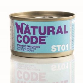 Natural Code - Pâtée Thon et Courgettes ST01 pour Chats - 85g