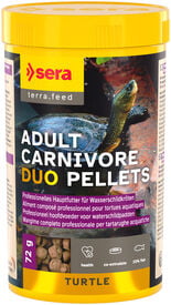 Sera - Aliments Adult Carnivore Duo Pellets pour Tortues Aquatiques