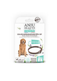 Anju Beaute - Collier Antiparasitaire Répulsif Moyen Chiens - 60cm