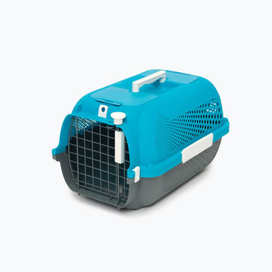 Catit - Boîte transport turquoise - 48,3 x 32,6 x 28 cm