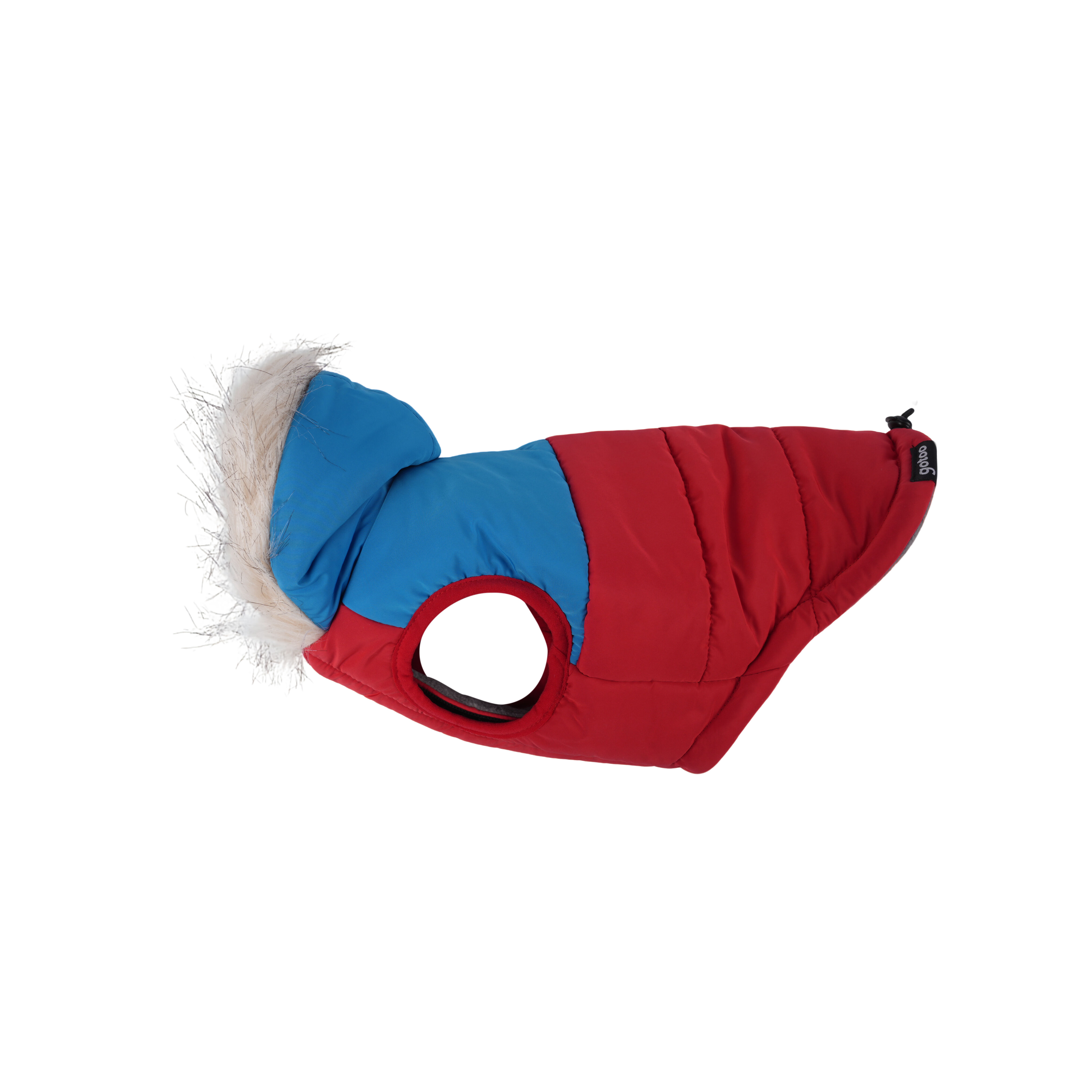 Gotoo - Manteau Imperm&eacute;able Rouge et Bleu pour Chiens - 30cm Image num&eacute;ro 3