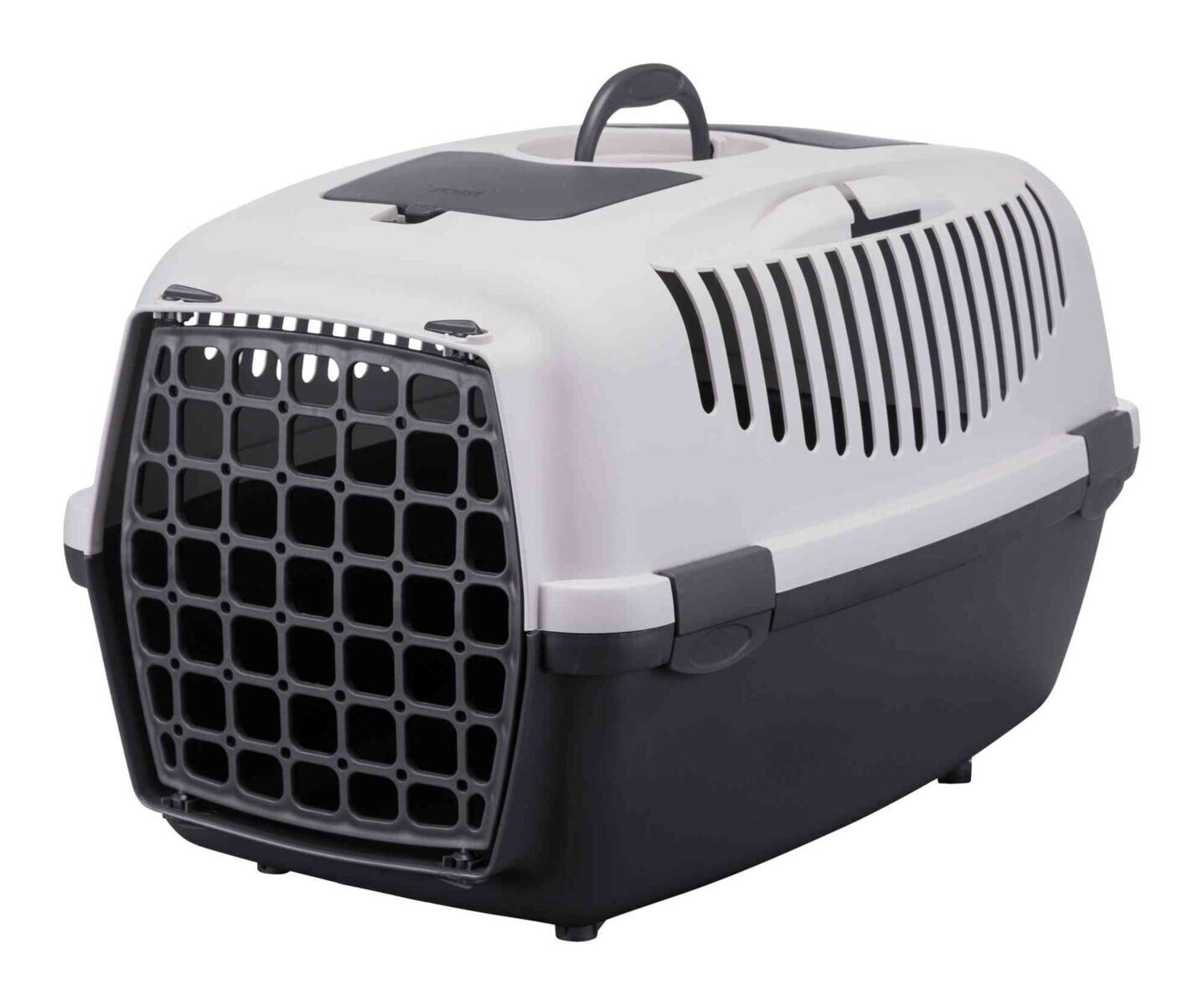 Trixie - Caisse de Transport Capri Gris Fonc&eacute;/Gris Clair - S : 40 x 38 x 61 cm Image num&eacute;ro 1