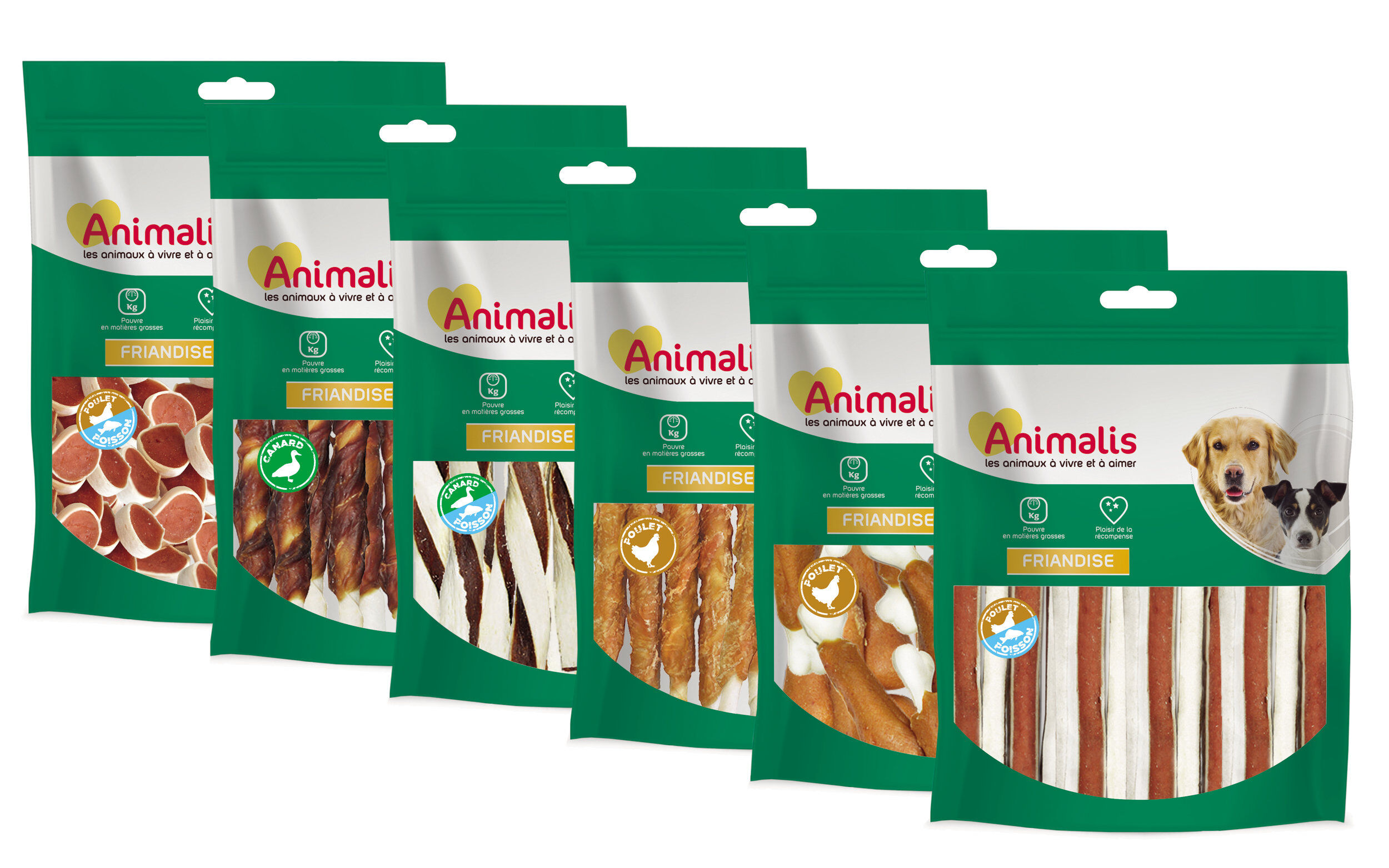 Animalis - Friandises Sandwiches Poulet et Poisson pour Chien - 100g Image num&eacute;ro 2