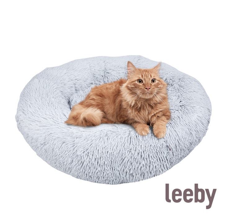 Leeby - Donut Extra Doux pour Chats - Gris Image num&eacute;ro 3