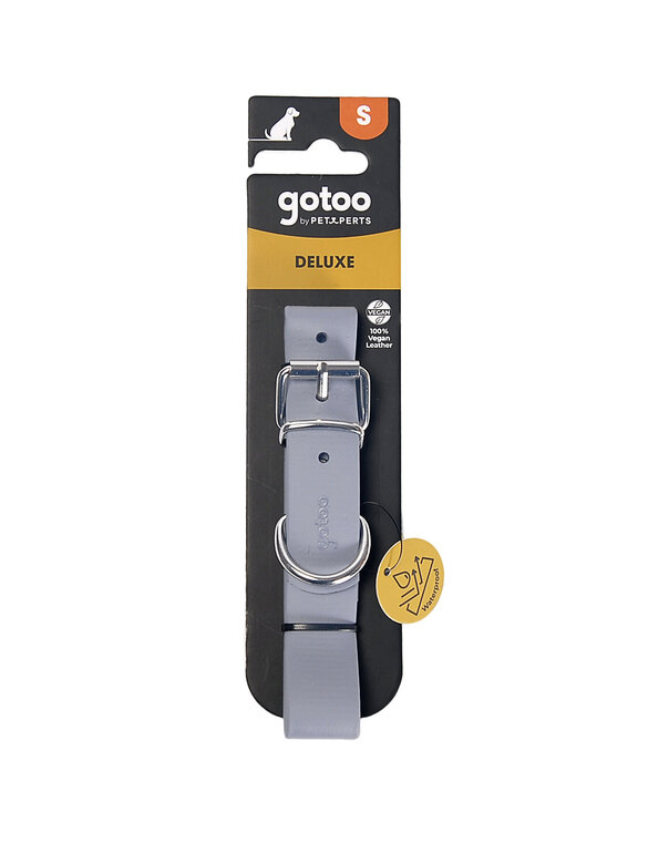 Gotoo - Collier Premium Biotane Gris pour Chien - S Image numéro 4 Gotoo - Collier Premium Biotane Gris pour Chien - S Image numéro 4