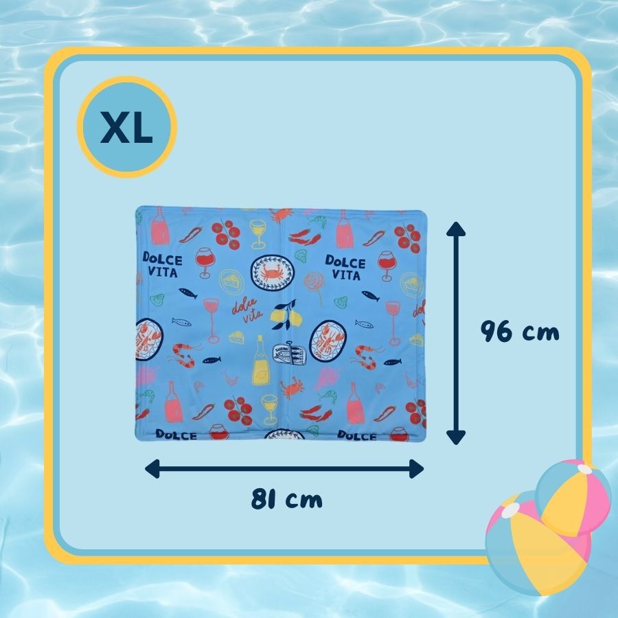 Summer Vibes - Tapis Rafra&icirc;chissant Motifs Dolce Vita pour Chiens - XL Image num&eacute;ro 3