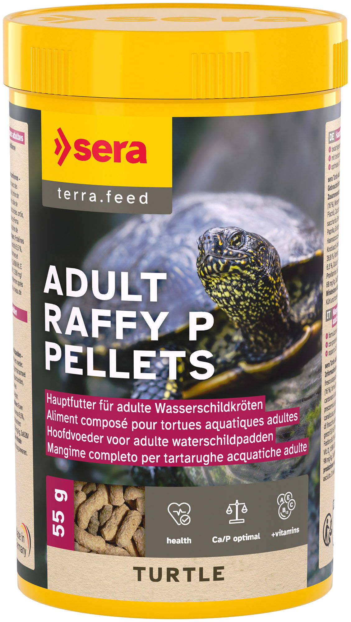 Sera - Aliment Adult Raffy P Pellets pour Tortues Aquatiques Adultes - 55g Image num&eacute;ro 1