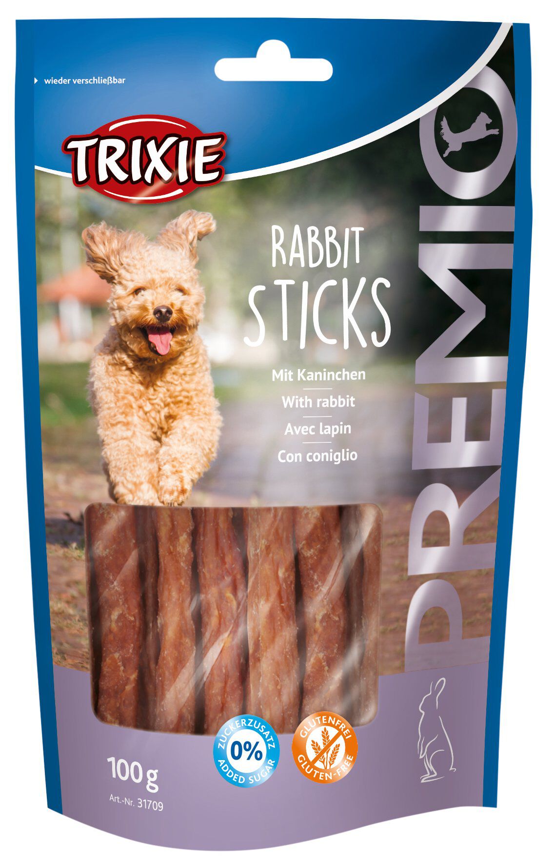 Trixie - PREMIO Rabbit Sticks - 100 g Image num&eacute;ro 1
