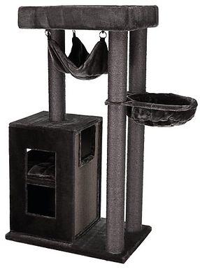 Trixie - Arbre à Chat XXL Amadeus Anthracite pour Chat - 163cm