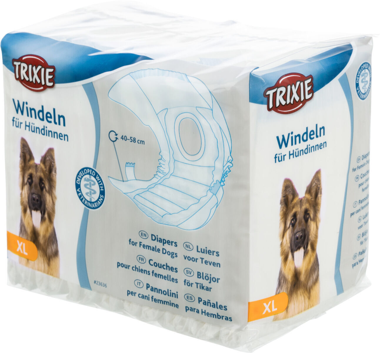 Trixie - Couches pour chiens femelles - XL 40-58 cm (12 Pcs) Image num&eacute;ro 1