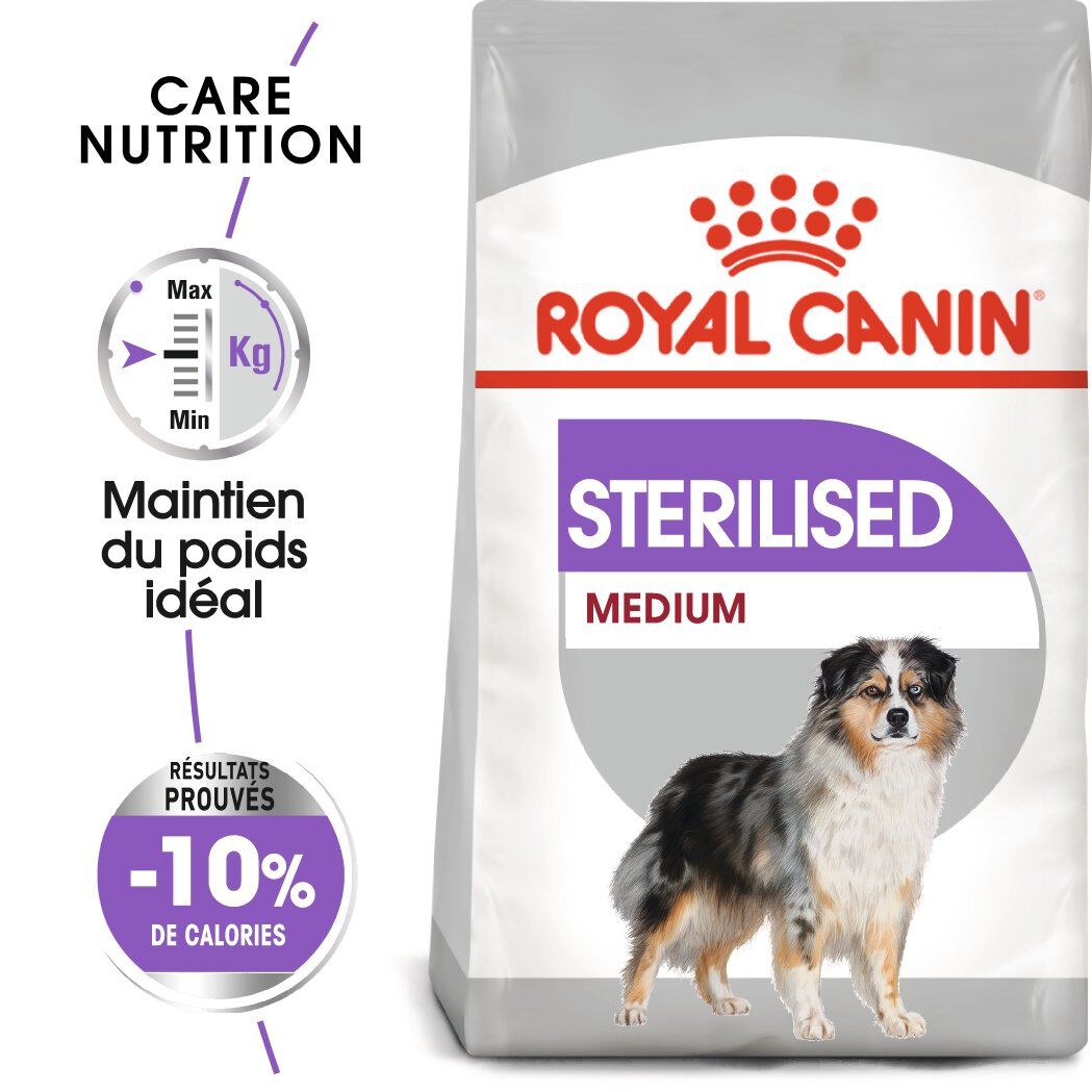 Royal Canin - Croquettes Medium Sterilised pour Chien St&eacute;rilis&eacute; - 3Kg Image num&eacute;ro 1