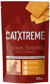 CATXTREME - Friandises Adult Pillows Snacks Fromage pour Chats - 60g