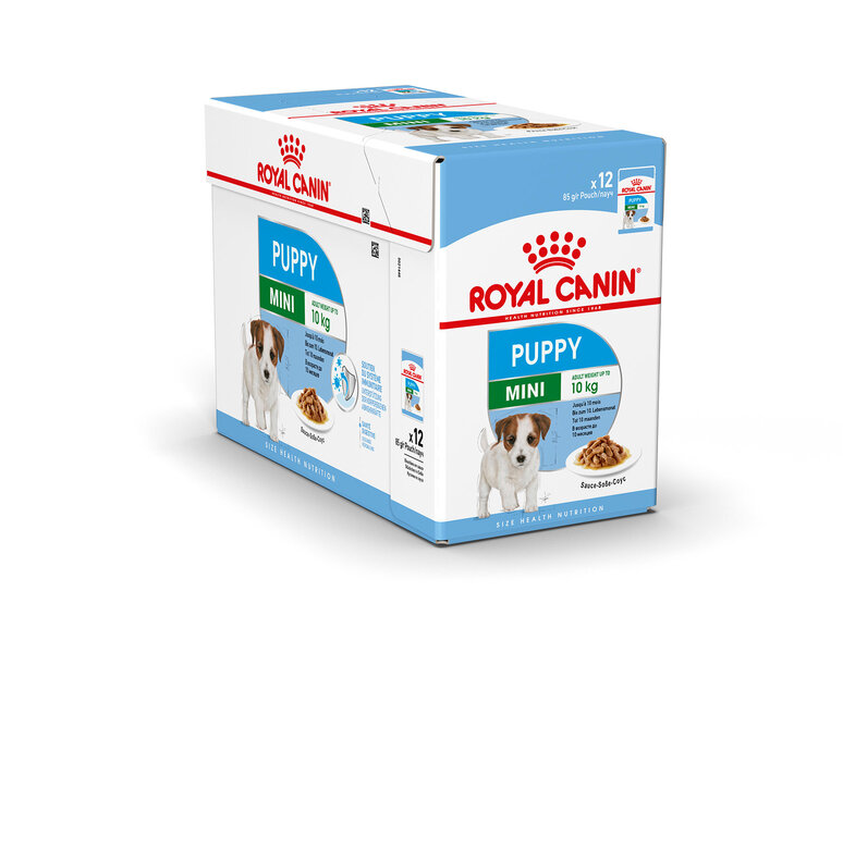 Royal Canin - Sachets Mini Puppy en Sauce pour Chiot - 12X85g Image numéro 2 Royal Canin - Sachets Mini Puppy en Sauce pour Chiot - 12X85g Image numéro 2
