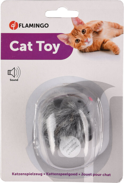 Flamingo - Jouet Gizmu Souris Gris Foncé pour Chats Image numéro 2 Flamingo - Jouet Gizmu Souris Gris Foncé pour Chats Image numéro 2