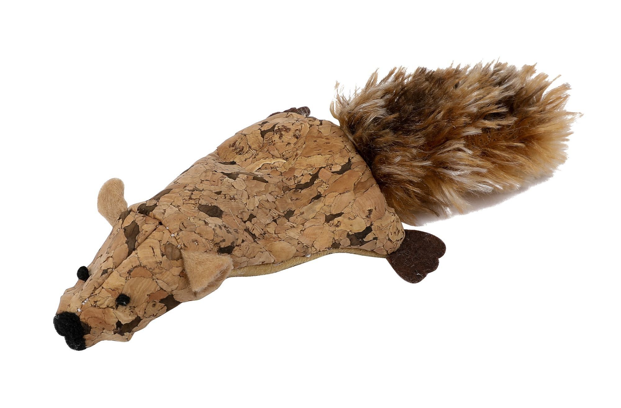 Wouapy - Jouet Souris en Li&egrave;ge avec Fourrure pour Chat Image num&eacute;ro 1