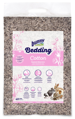 BunnyNature - Litière naturelle coton Bedding Cotton - 40 l