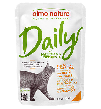 Almo Nature - P&acirc;t&eacute;e Daily Poulet Et Saumon - 70g Image num&eacute;ro 1