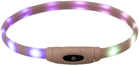 Trixie - Anneau Lumineux Flash USB Multicolore en Silicone - XS&ndash;XL: 65 cm/16 mm
