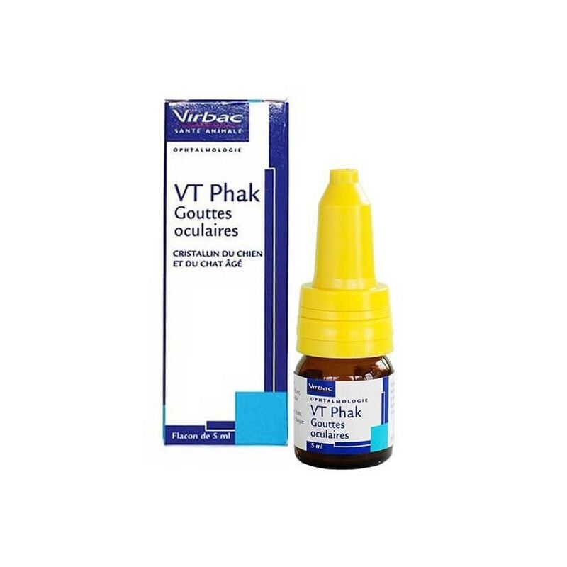 Virbac - VT Phak Gouttes Oculaires pour Chiens et Chats Seniors - 5ml Image num&eacute;ro 1