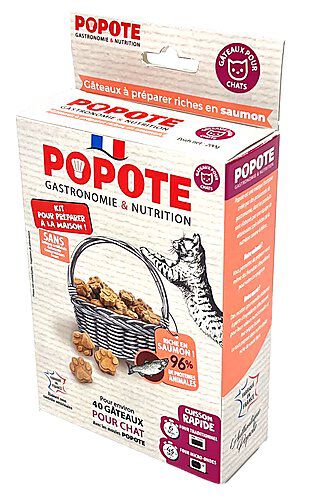 Popote - Kit friandises au Saumon pour Chats - 200g Image num&eacute;ro 1