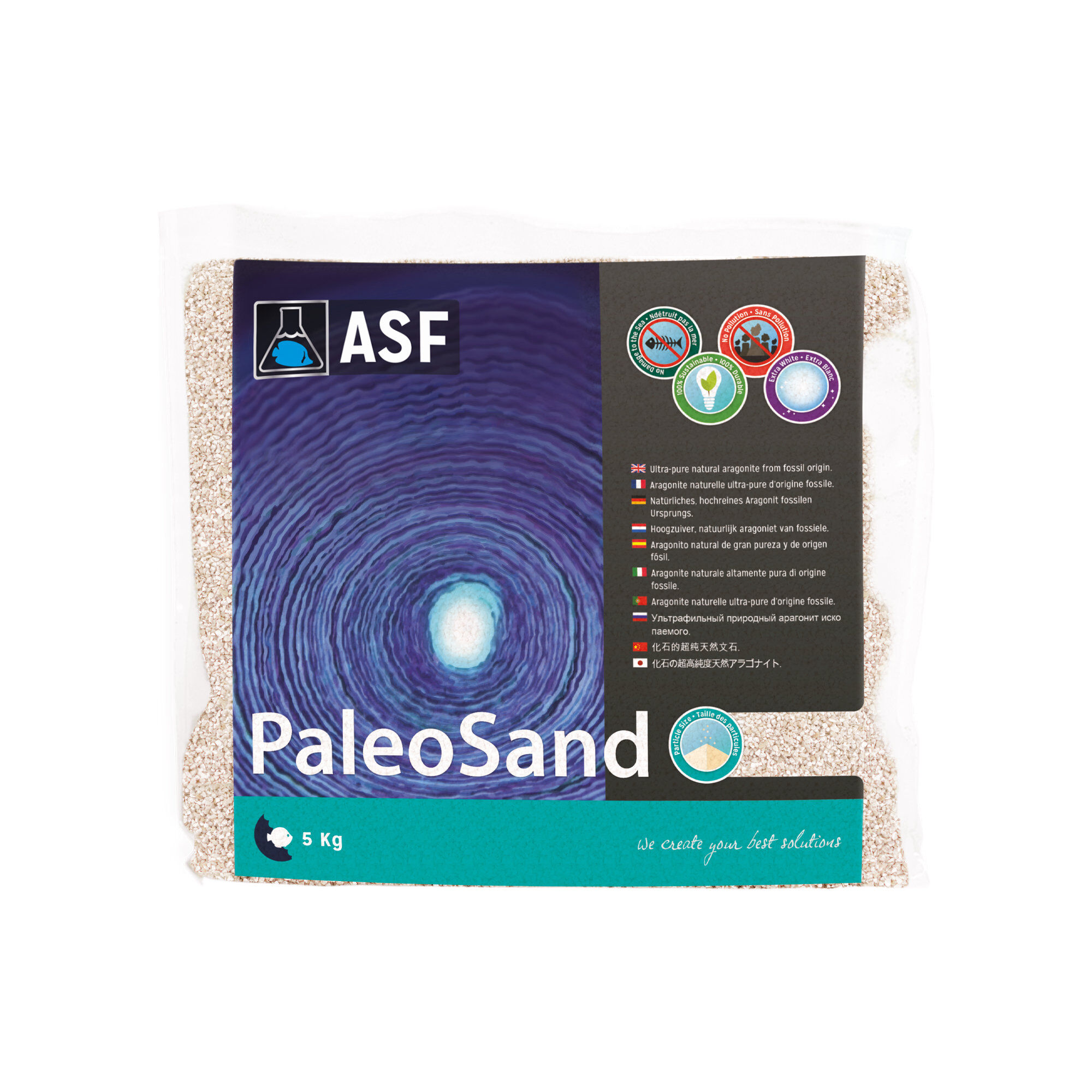 Aquarium Systems - Aragonite Naturelle Paleosand Medium - 5kg Image num&eacute;ro 1