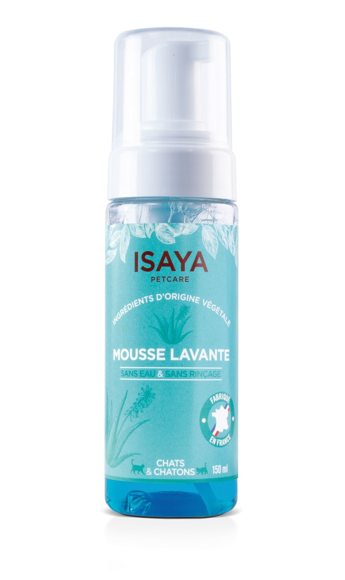 Isaya - Mousse Lavante sans Rin&ccedil;age pour Chat et Chaton - 150ml Image num&eacute;ro 1