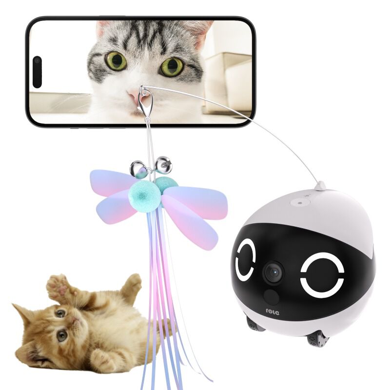 Enabot - Mini Cam&eacute;ra Robotique EBO ROLA 2K pour Chiens et Chats - x1 Image num&eacute;ro 5