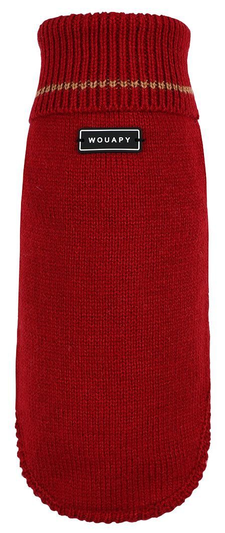 Wouapy -  Pull Basic Rouge pour Chien - T40 Image num&eacute;ro 1