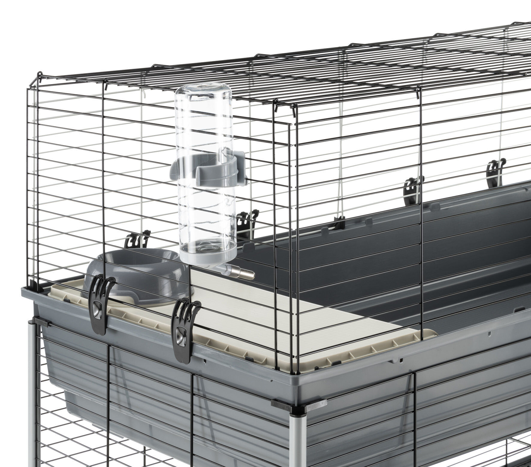 Ferplast - Cage Rabbit 120 Double W/Stand pour Lapins - 58x118x117cm Image num&eacute;ro 6