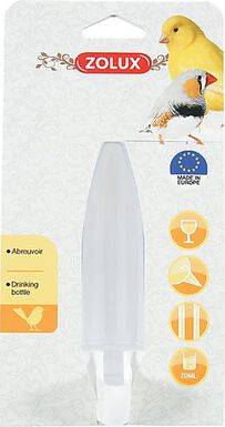 Zolux - Abreuvoir Plat pour Oiseaux à Bec droit - 70ml