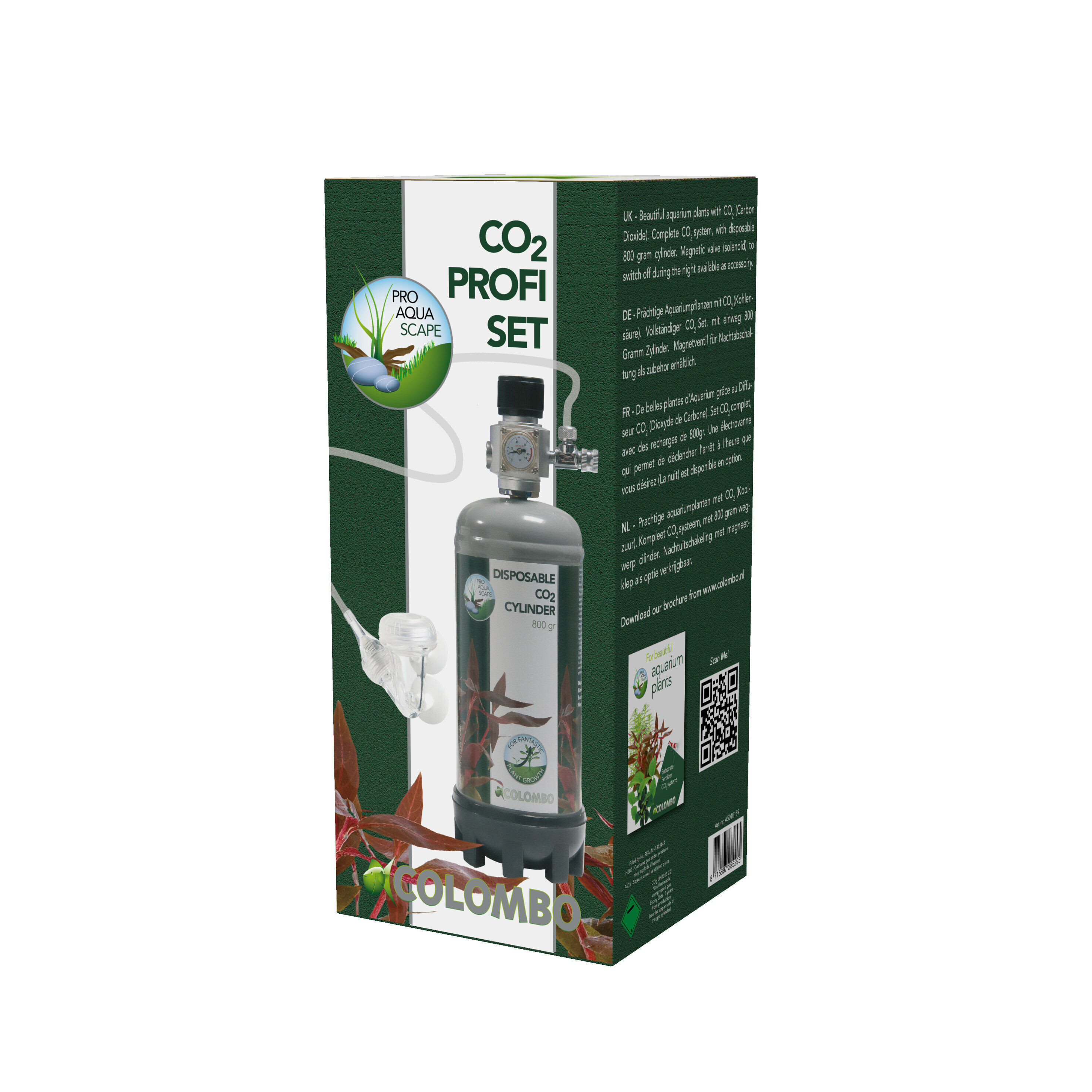 Colombo - Kit CO2 ProfiSet Pro Aquascape - 800g Image num&eacute;ro 1