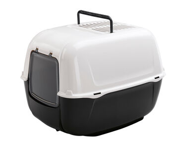 Ferplast - Maison de Toilettes Prima pour Chats - Noir