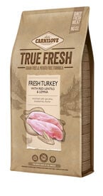 Carnilove - Croquettes True Fresh Adult à la Dinde pour Chiens - 11,4Kg
