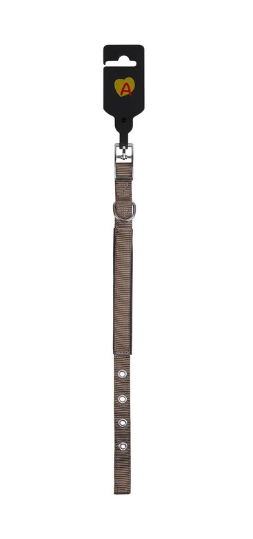 Animalis - Collier Basic Confort Taupe pour Chien - 15mm et 35cm Image numéro 2 Animalis - Collier Basic Confort Taupe pour Chien - 15mm et 35cm Image numéro 2
