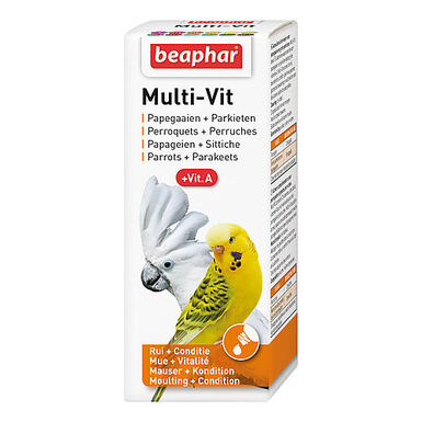 Beaphar - Multi-Vitamines, perruches et perroquets - 50 ml