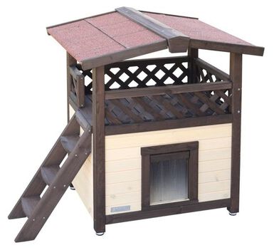 Kerbl - Maison pour Chat 4Seasons Deluxe - 88 x 57 x 77 cm