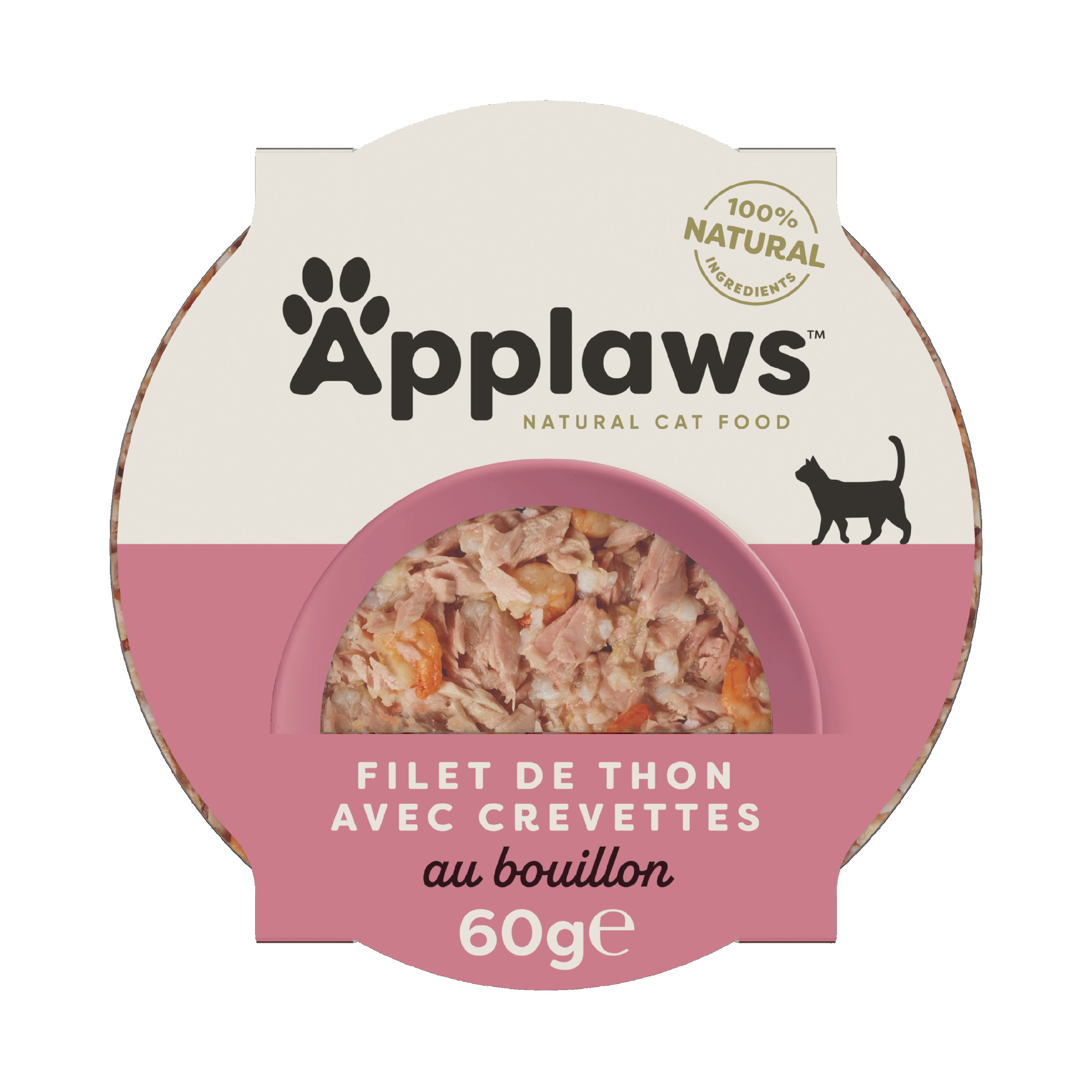 Applaws - P&acirc;t&eacute;e au Thon et Crevettes pour Chat - 60g Image num&eacute;ro 1