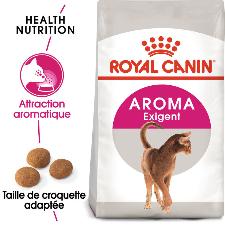 Royal Canin - Croquettes AROMA EXIGENT pour CHAT DIFFICILE - 4Kg image number null