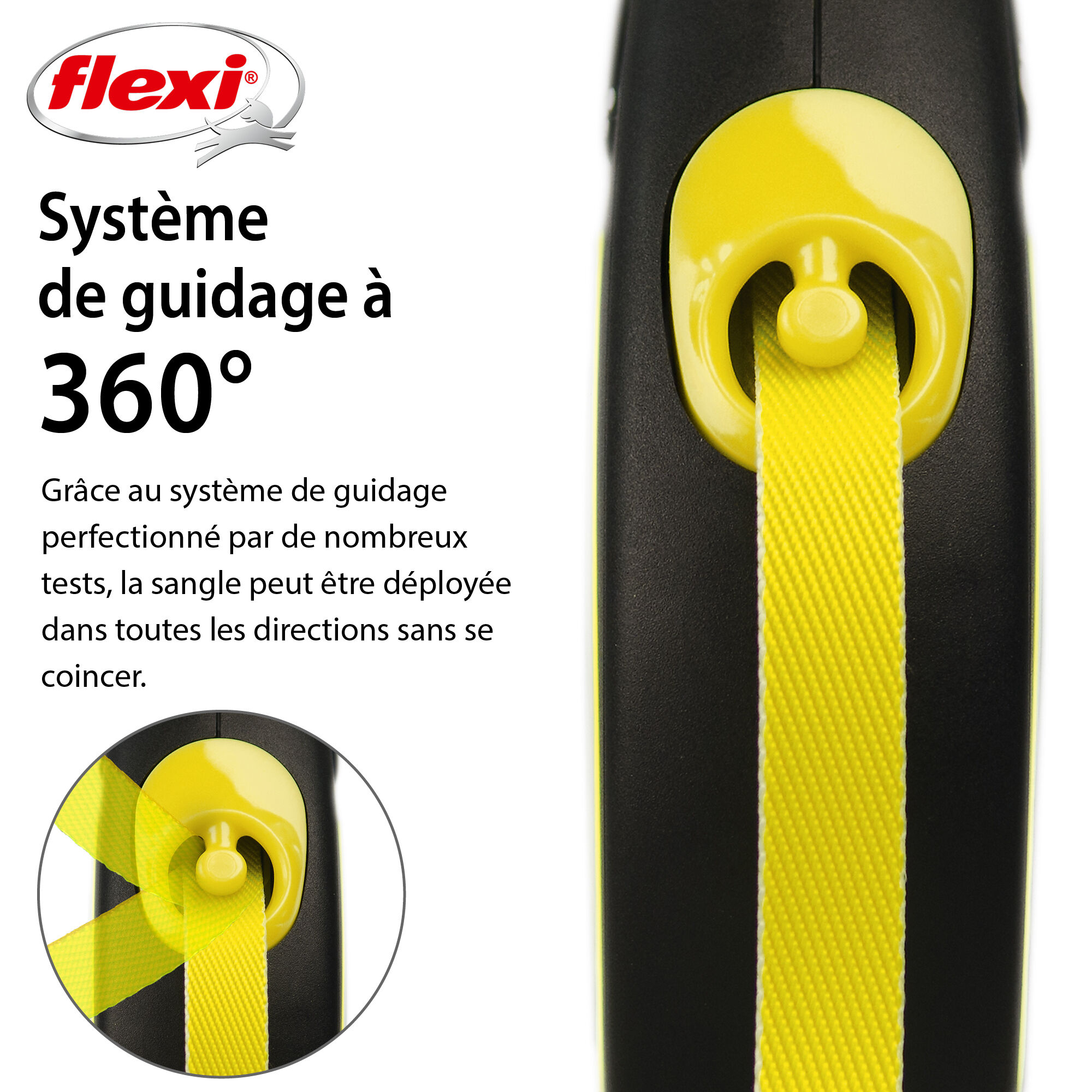 Flexi - Laisse New Neon Avec Sangle De 5m pour Chien - M 5m Image num&eacute;ro 3
