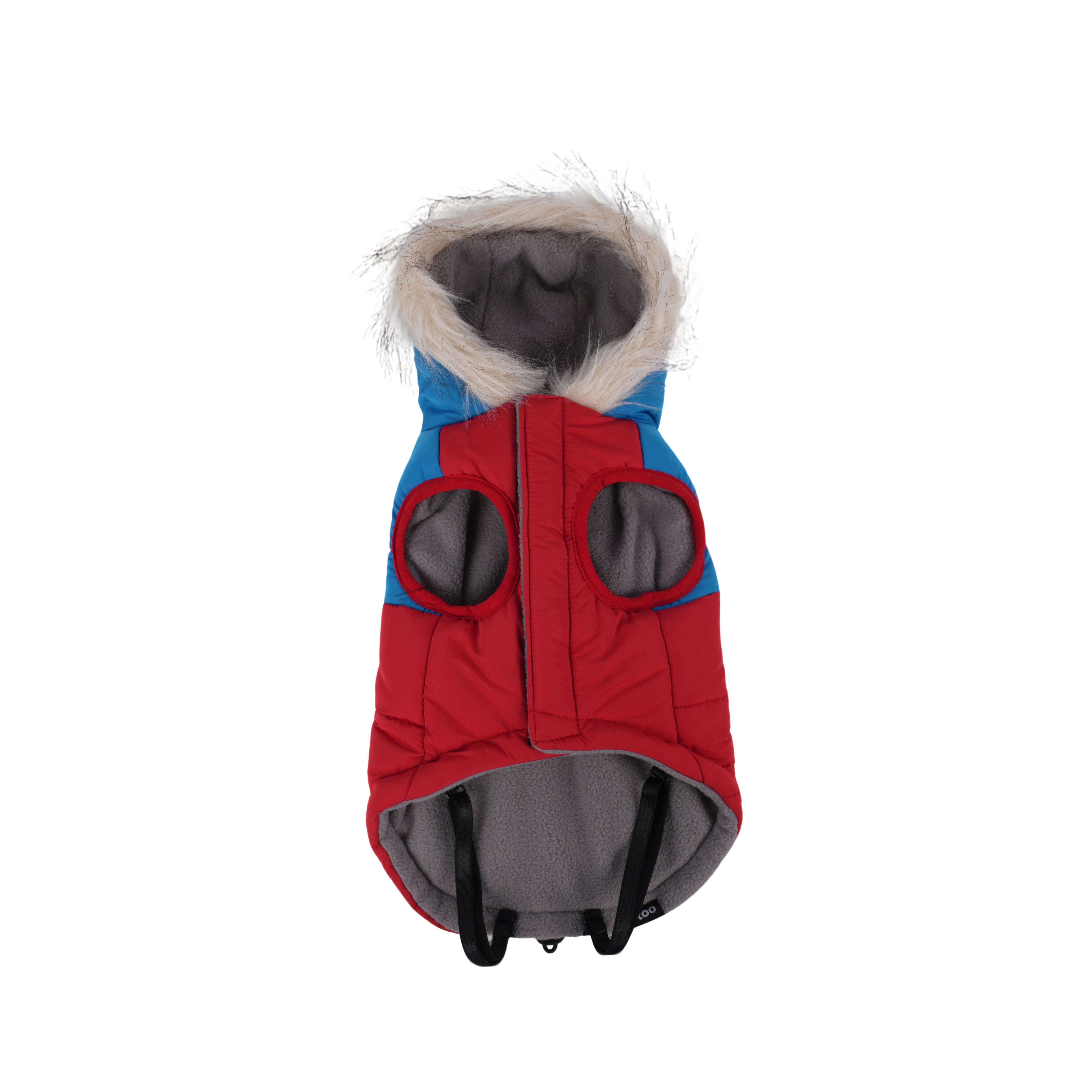 Gotoo - Manteau Imperm&eacute;able Rouge et Bleu pour Chiens - 30cm Image num&eacute;ro 2