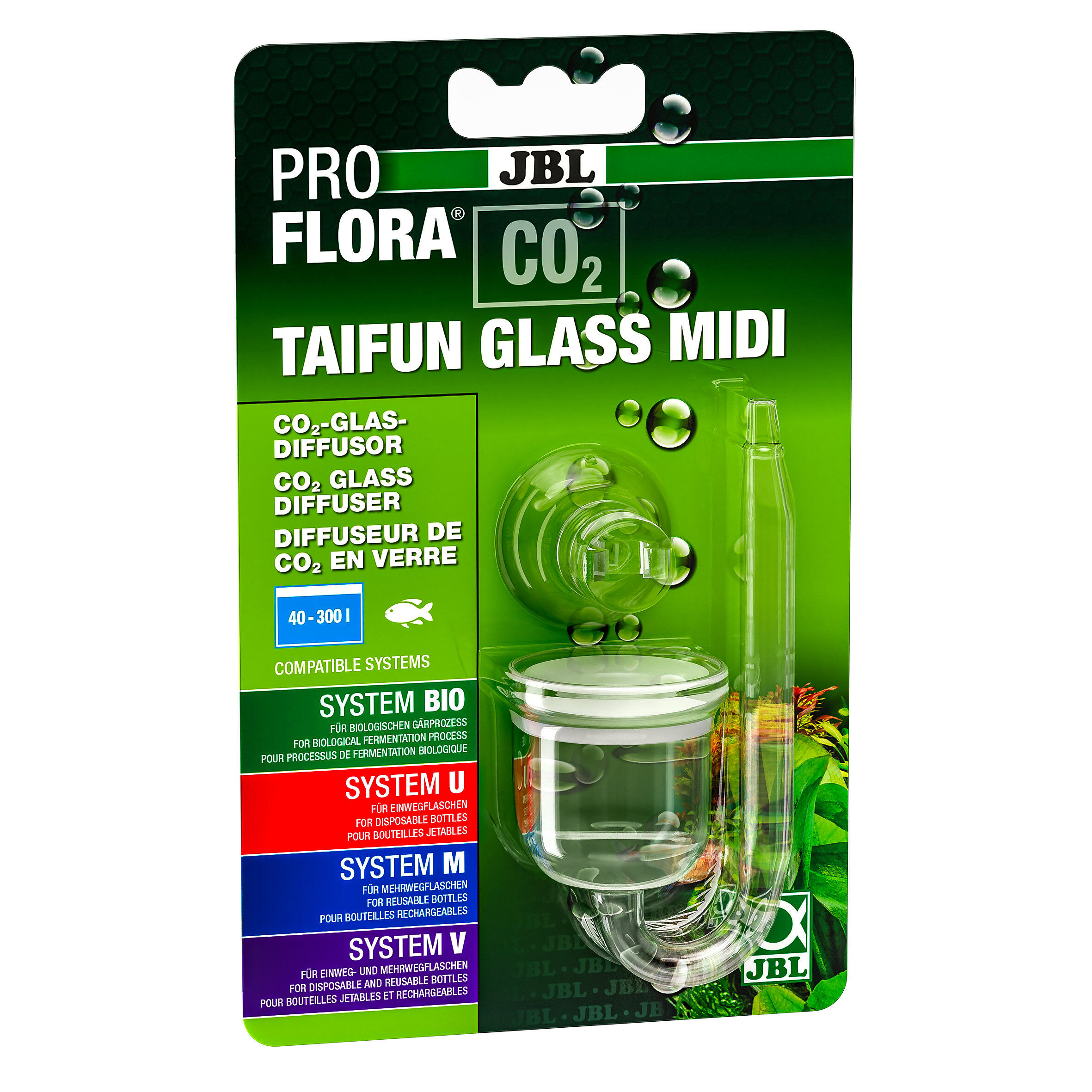 JBL - Diffuseur CO2 Proflora Taifun Glass Midi pour Aquarium Eau Douce Image num&eacute;ro 1