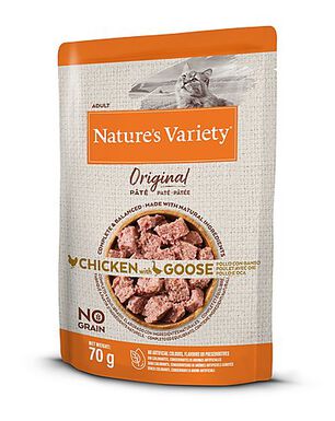 Nature's Variety - Pâtée Original au Poulet et Oie pour Chat - 70g