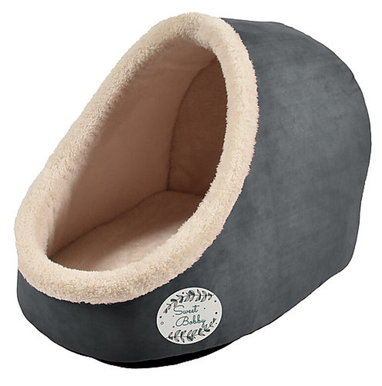 Bobby - Abri Bulle Douce Gris Anthracite pour Chats - 45cm image number null